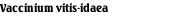 Vaccinium vitis-idaea